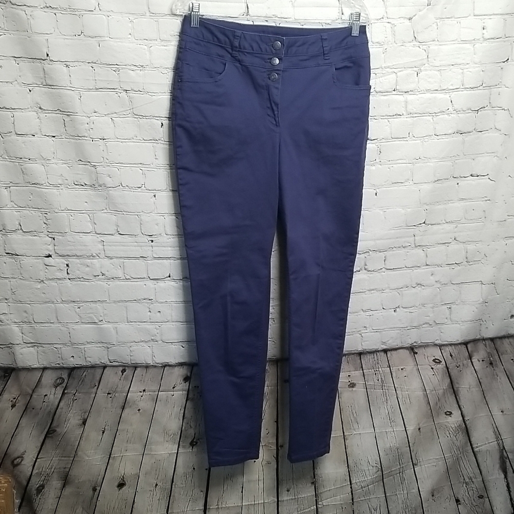 Madeleine Blue High Waisted Pants Size 8